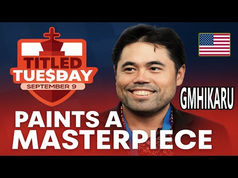 🎨⚡ Speed and Artistry — Hikaru Paints Another Chess Masterpiece vs. Dennis Lazavik!