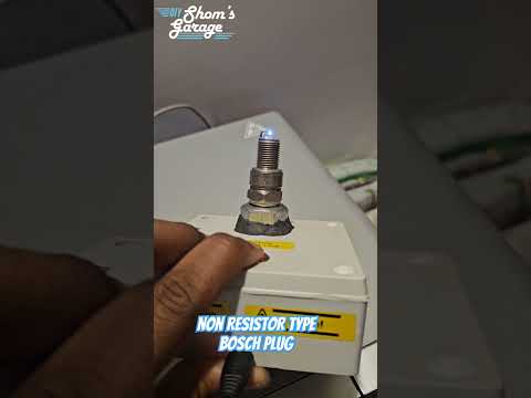 choosing a spark plug. resistor or non resistor type?  #ngk #bosch #sparkplug
