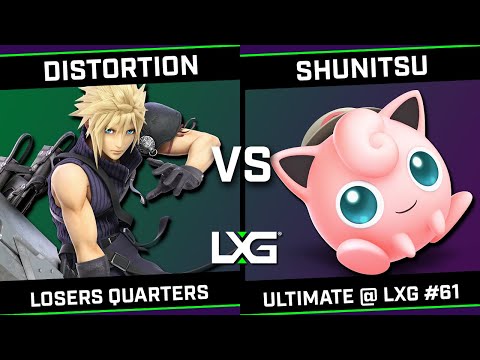 Distortion (Cloud) vs Shunitsu (Peach/Jigglypuff) - Smash Ultimate @ LXG 61