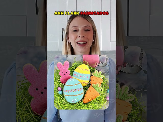 Vídeo relacionado con Juego de 5 cortadores de galletas de Pascua para comunión y bautizo, hechos en los Estados Unidos por Ann Clark, cáliz, pez de Jesús, cruz sagrada, paloma, cruz elegante