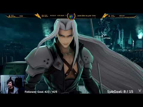 SEPHIROTH IN SMASH BROS ULTIMATE! LIVE REACTION!