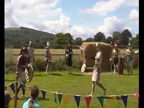 1 on 1 Gladiator combat (Bignor Villa 2016)