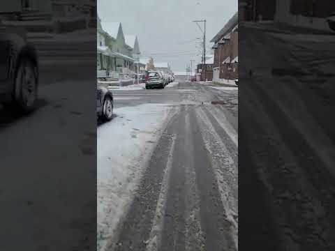 nieve en hazleton Pennsylvania