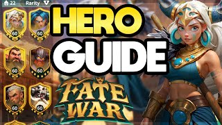 Fate War - Hero Guide [Invest Order &amp; Talent Tree]