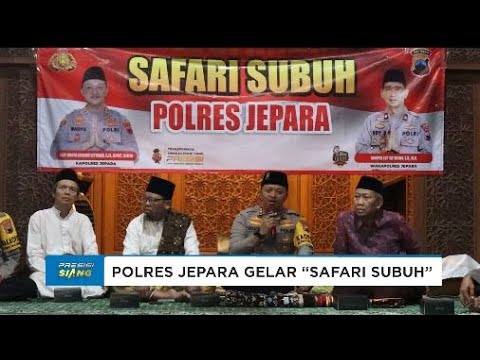 POLRES JEPARA GELAR SAFARI SUBUH