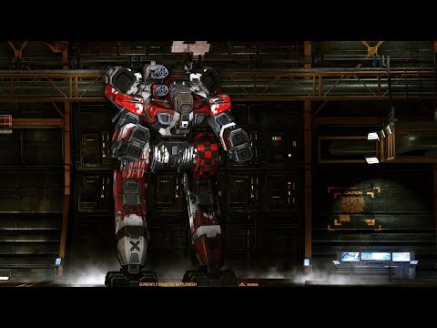 MWO: Lance teamwork - Well-timed flank in a Marauder MAD-5M and company