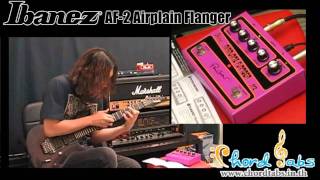 Video thumbnail for Review Ibanez AF-2 Paul Gilbert Signature Airplane Flanger by CT Music Shop / Chordtabs