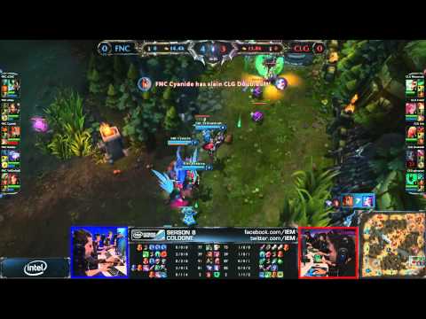Fnatic vs CLG Game 1 | Semifinals at IEM Cologne 2013 Pro tournament | FNC vs CLG G1