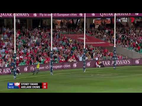 Buddy Franklin goes bang from sixty