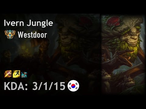 Ivern Jungle vs Gragas - Westdoor - KR Challenger Patch 7.6