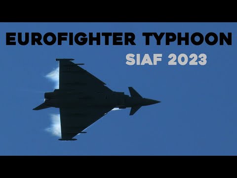 Eurofighter Typhoon | Bundeswehr | 4K | SIAF 2023