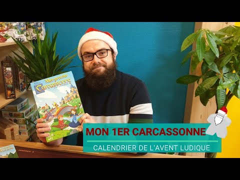Calendrier de l’avent ludique 🎲🎅 (J3) - Mon premier Carcassonne