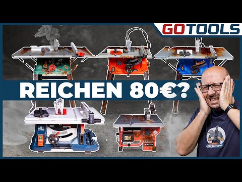 Die billigsten Tischkreissägen im Vergleich! Parkside, Scheppach & Einhell VS Bosch! Mit Verlosung