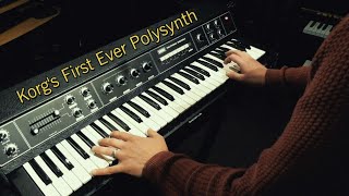 Video thumbnail for Korg's First Ever Polysynth by Alex Ball