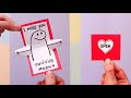 How To Make A Pop Up Hug Card I Miss You This Much Card DIY Simple Handmade Card