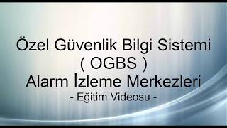 Alarm İzleme Merkezi Web Uygulaması Eğitim Videosu