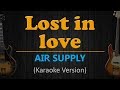 LOST IN LOVE - Air Supply (HD Karaoke)