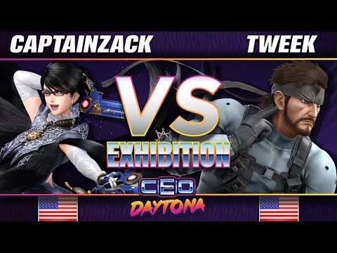 CaptainZack (Bayonetta) vs Tweek (Snake) - SSBU Demo - CEO 2018