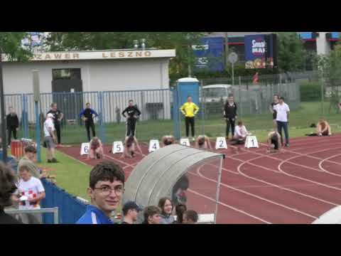 100m kobiet bieg 2 - Leszno 20230513