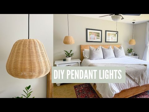 YouTube video about: How to hang plug in pendant lights?