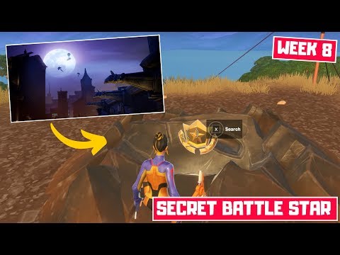 Fortnite Secret Battle Star Week 8 Season 10 Location! - Gothic Missions Season X