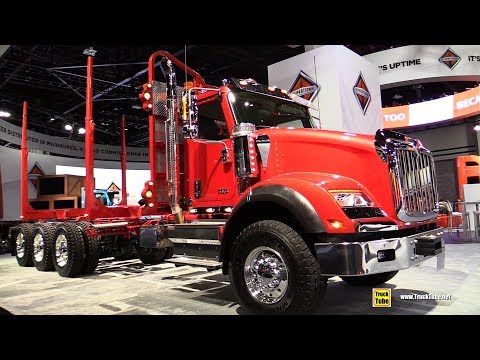 2020 International HX620 Log Hauler Truck - Exterior Interior Walkaround