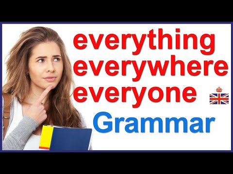 Indefinite pronouns - Everything, everywhere, everyone and everybody