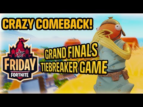 FULL *Friday Fortnite* Grand Final Tiebreaker Game! | Ghost Vs NRG