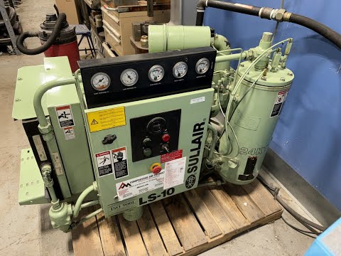 1999 SULLAIR LS-10-25H/AC/KT Air Compressors, Rotary Screw/Sliding Vane | New England Industrial Machinery (1)