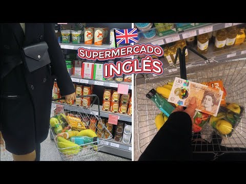Mi compra en LONDRES 🇬🇧 Tour por un SUPERMERCADO INGLÉS