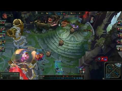 MOST INSANE FOUNTAIN DIVE TRIPPLE ONE SHOOT IN THE LEAGUE OF LEGENDS HISTORY