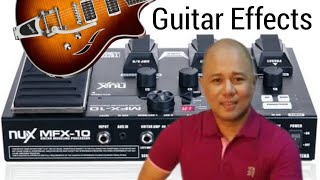 Video thumbnail for NuX MFX-10 Guitar Effects Processor by Doc Greville Galindon