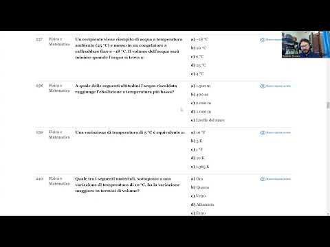 🔭 Luglio 2024 | Fisica e matematica n° 237 | Un recipiente viene riempito di acqua a temperatura am…