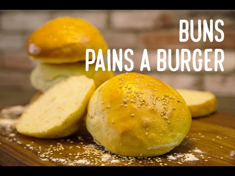 Recette facile de PAINS A BURGER briochés et moelleux (BUNS)