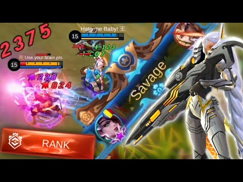 Lesley it's Too Strong 💪 Hard Carry in Mythic Savage - Best Build & Emblem Set | Mobile Legends