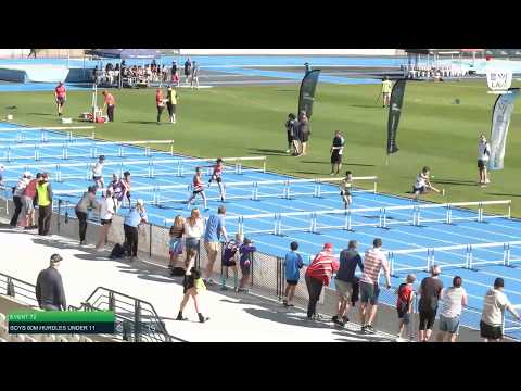Boys Under 11 80m Hurdles H2 - 2020 State Combined Events Championships // LAVicTV