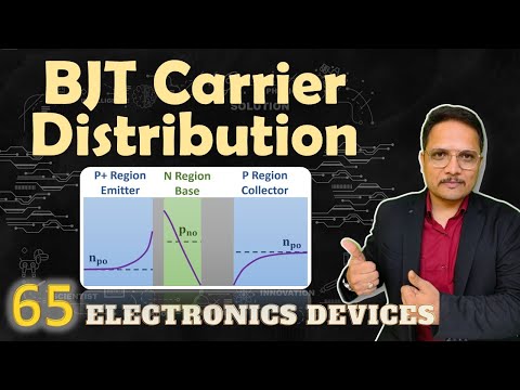 BJT Carrier Distribution in Different Modes of Operation