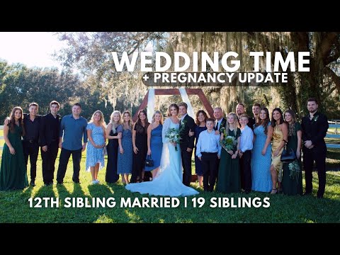 BTS OF A BATES WEDDING | 19 SIBLINGS