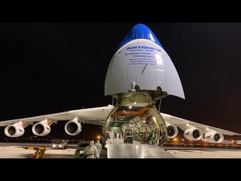 Antonov An-225 Mriya close lookup #aviation #aviationlovers