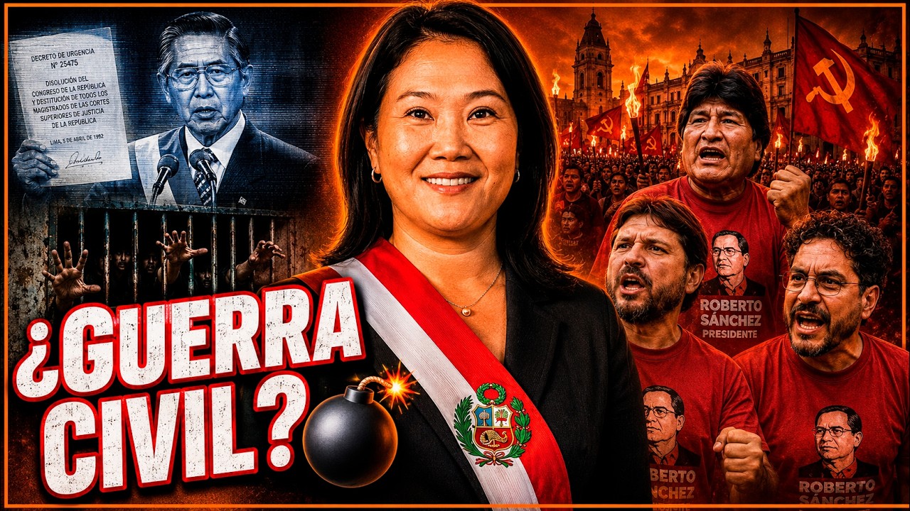 🔴 "En RELIDAD GANARÁ KEIKO FUJIMORI, pero la IZQUIERDA INCENDIARÁ PERÚ" 🔥🇵🇪@AmanecerLibertario