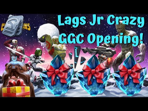 Lags Jr Crazy x15 Greater Gifting Crystal Opening! OP! Gifting! - Marvel Contest of Champions
