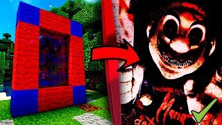 COMO HACER UN PORTAL A LA DIMENSION DE MARIO.EXE | MARIO.EXE EN MINECRAFT