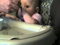 Addie S 6 Month Birthday Eating For The First Time 2