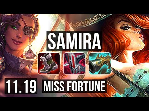 SAMIRA & Nautilus vs MISS FORTUNE & Vel'Koz (ADC) | Quadra, 500+ games, 15/4/7 | EUW Master | v11.19
