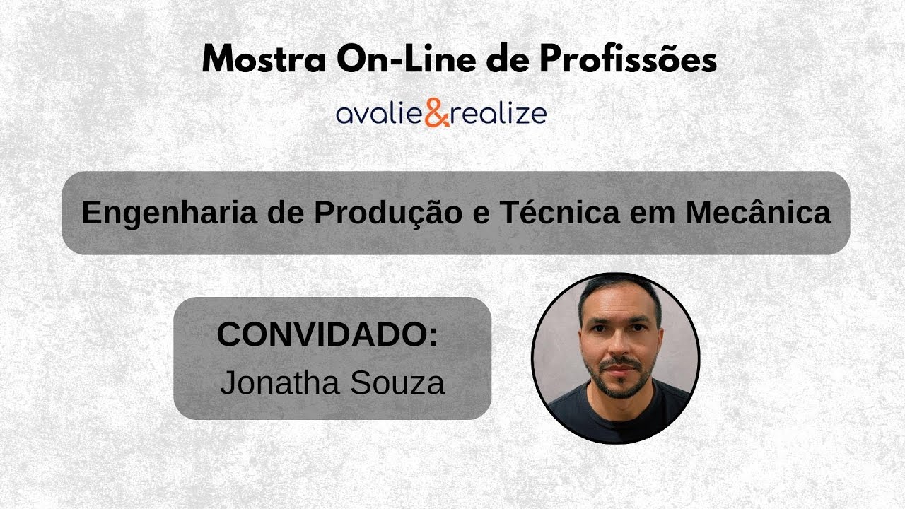 Engenharia de Produção e Técn. em Mecânica - Jonatha Souza