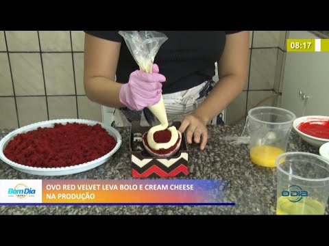 Ovo Red Velvet leva bolo e Cream Cheese na produção 29 03 2021