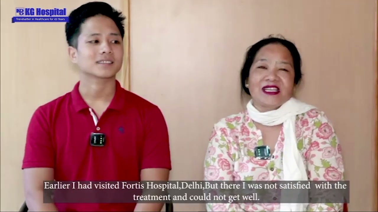 KG Hospital foreign patient video testimonial