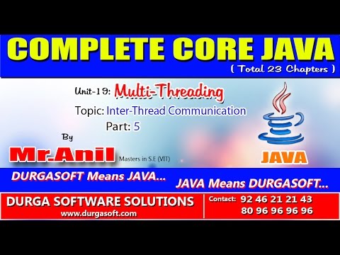 Core Java Multi Threading Inter Thread Communication Part 5