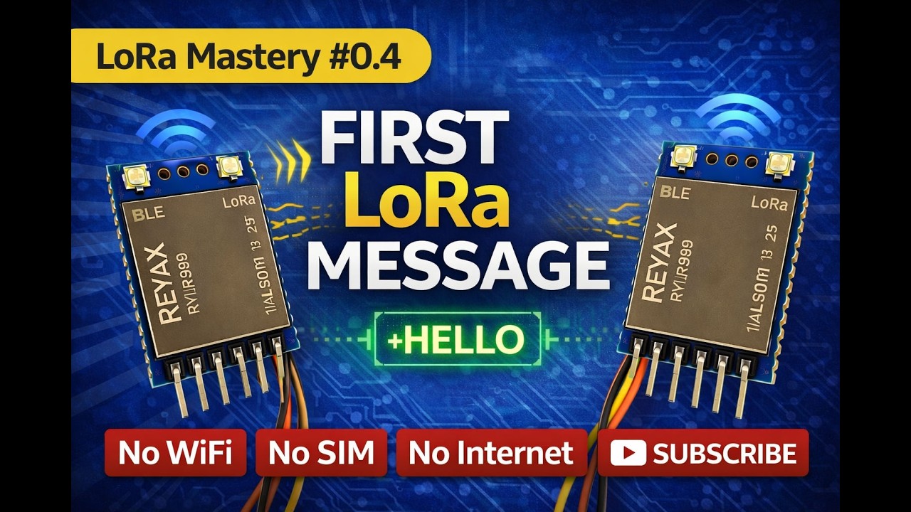 LoRa Mastery 0.4 – First Wireless Message Without Internet