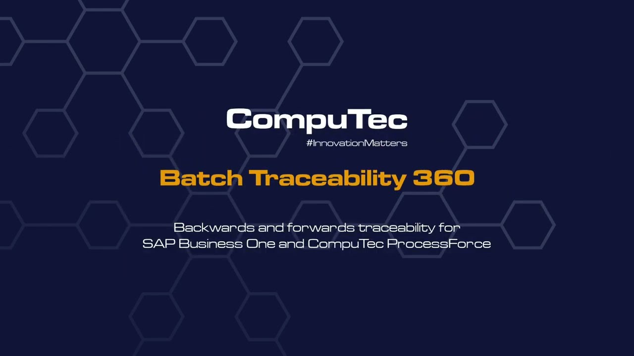 Batch Traceability 360 - An Introduction